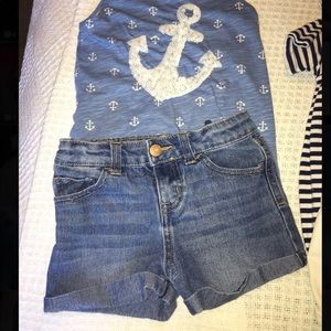 3 Girls size 5T Summer outfits